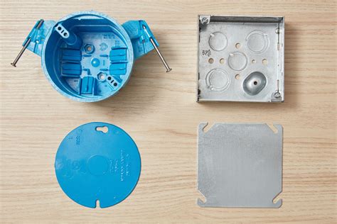 blue electrical box vs metal|electrical box vs plastic box.